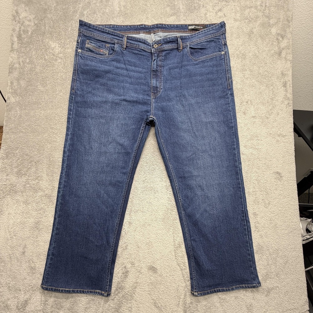 Diesel Jeans Mens Measured 48x27 Blue Relaxed Stretch Denim Vintage